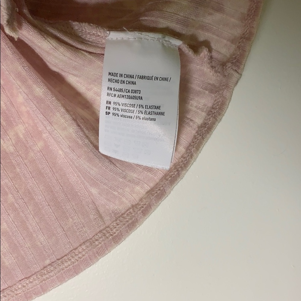 American Eagle Soft & Sexy Ribbed Crop Top - Picture 7 of 7